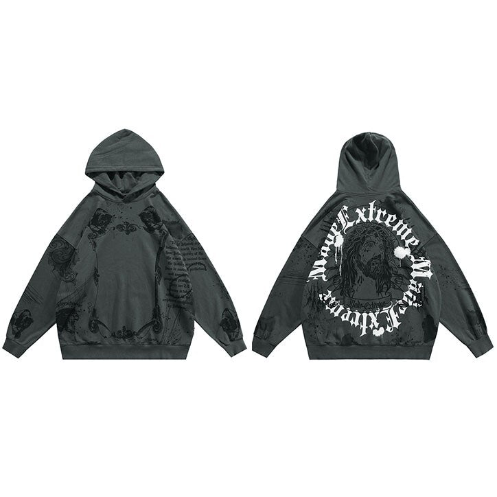 "All My Passion" Unisex Men Women Streetwear Graphic Hoodie Daulet Apparel