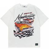 "Race Track" Unisex Men Women Streetwear Graphic T-Shirt - Street King Apparel