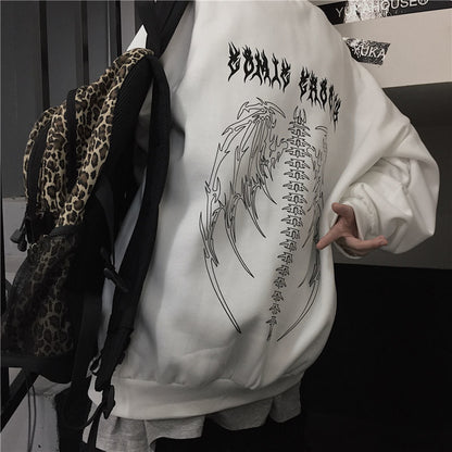 "White Flame" Unisex Men Women Streetwear Graphic Hoodie - Street King Apparel