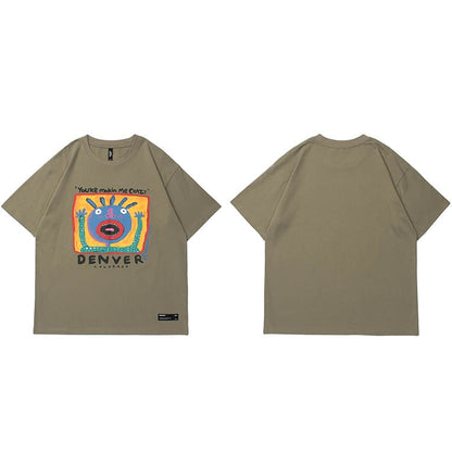 "Denver" Unisex Men Women Streetwear Graphic T-Shirt - Street King Apparel