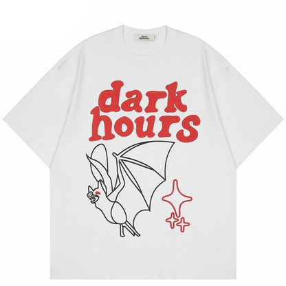 "Dark Hours" Unisex Men Women Streetwear Graphic T-Shirt - Street King Apparel