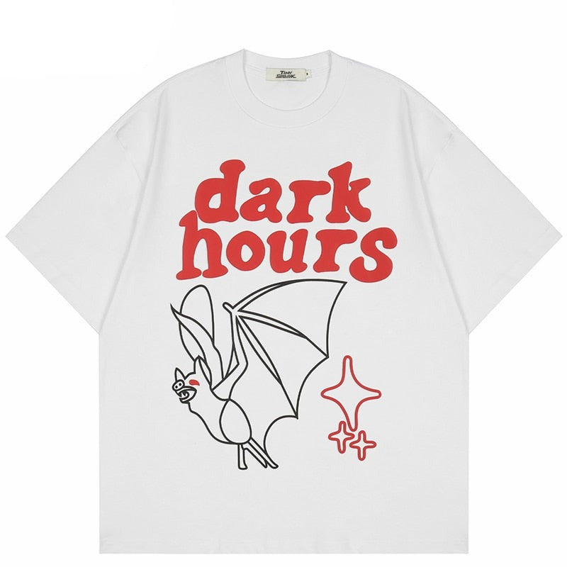"Dark Hours" Unisex Men Women Streetwear Graphic T-Shirt - Street King Apparel