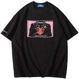 "Red Heart" Unisex Men Women Streetwear Graphic T-Shirt - Street King Apparel