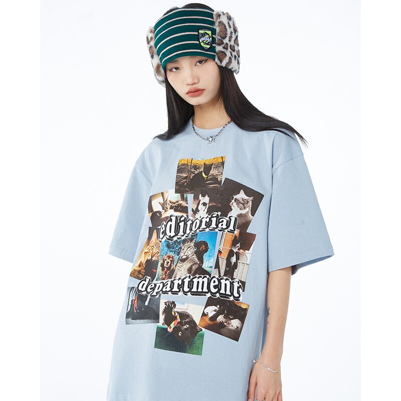 "Editorial" Unisex Men Women Streetwear Graphic T-Shirt - Street King Apparel