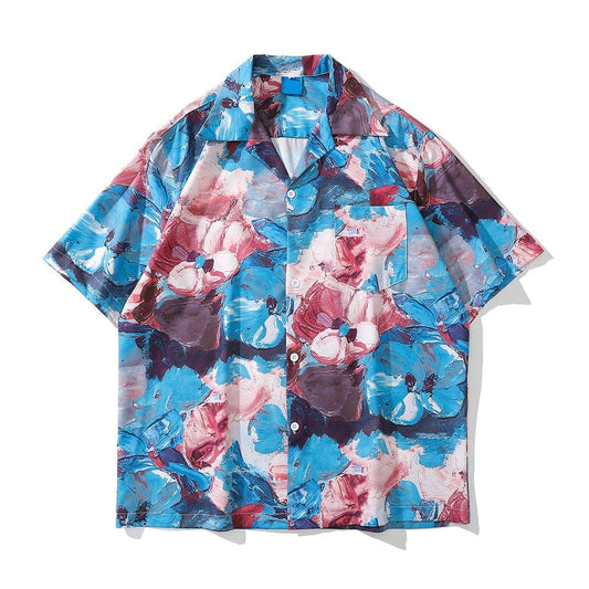 Street King Apparel "Cotton Hades" Unisex Men Women Streetwear Button Up Shirt - Street King Apparel