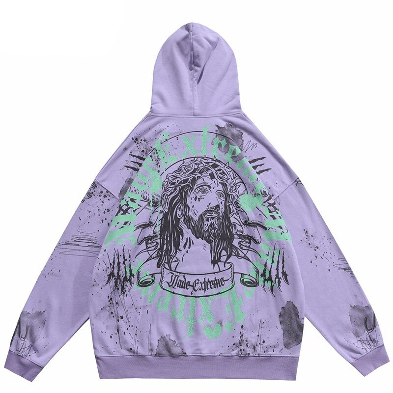 "All My Passion" Unisex Men Women Streetwear Graphic Hoodie Daulet Apparel