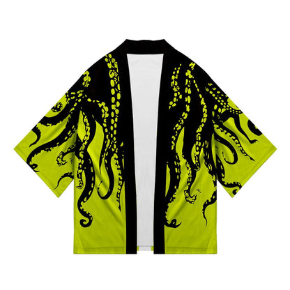 "Winter Waves" Unisex Men Women Streetwear Graphic Kimono - Street King Apparel