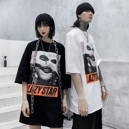 "Lazy Star" Unisex Men Women Streetwear Graphic T-Shirt - Street King Apparel