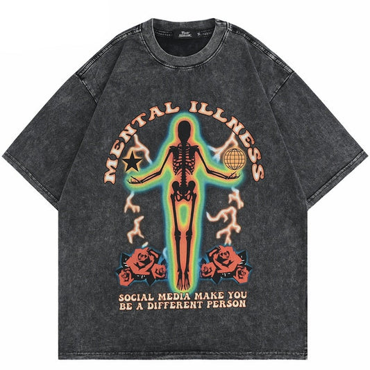 "Social Media" Unisex Men Women Streetwear Graphic T-Shirt - Street King Apparel