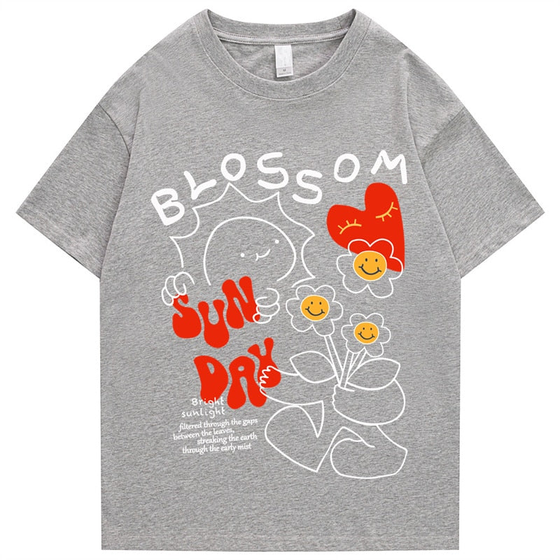 Street King Apparel "Blossom" Men Women Streetwear Unisex Graphic T-Shirt - Street King Apparel