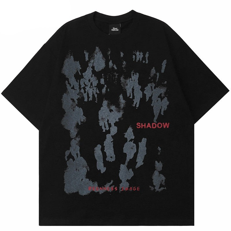 "Shadow" Unisex Men Women Streetwear Graphic T-Shirt - Street King Apparel