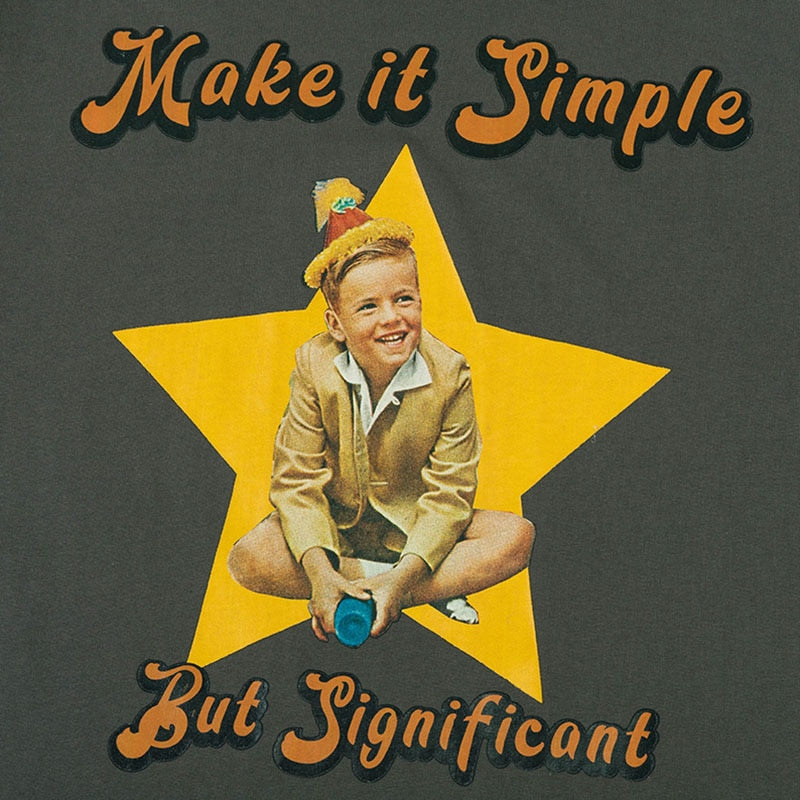 "Keep It Simple" Unisex Men Women Streetwear Graphic T-Shirt - Street King Apparel