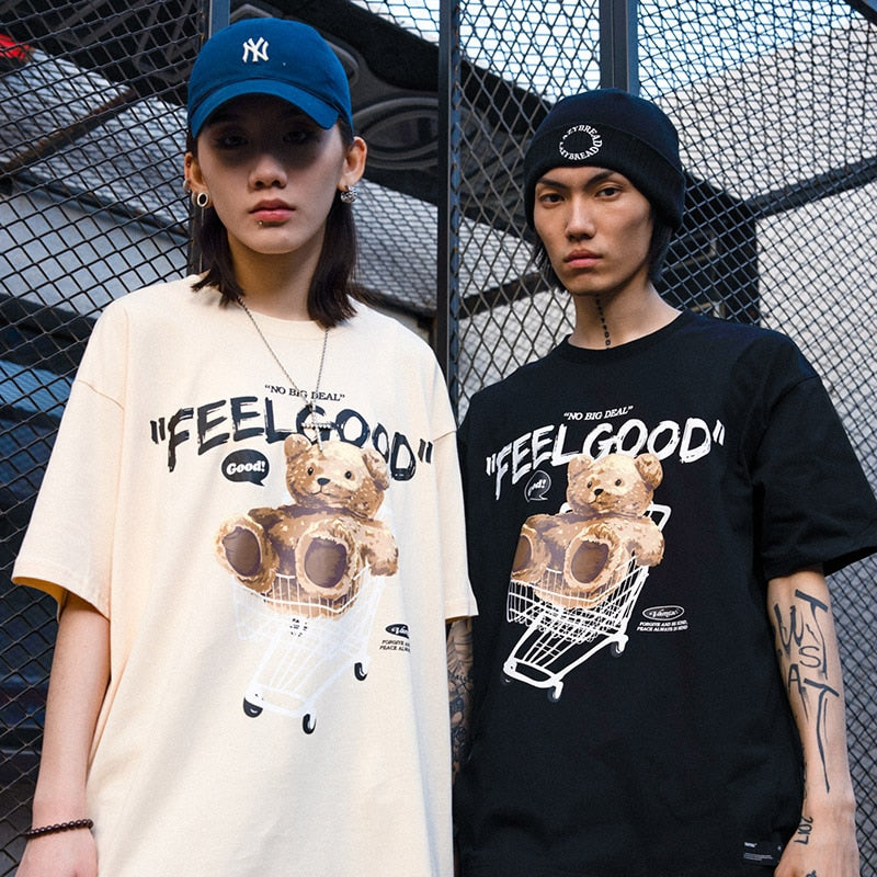 "Feel Good" Unisex Men Women Streetwear Graphic T-Shirt - Street King Apparel