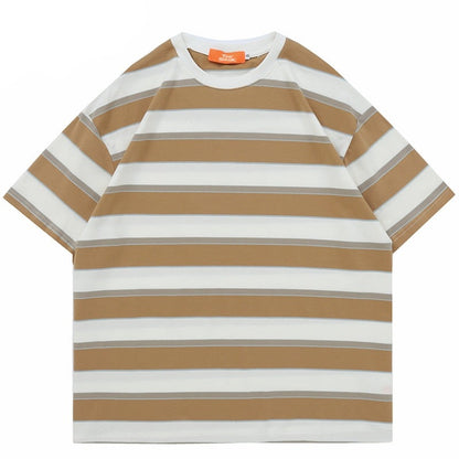 "Stripes" Unisex Men Women Streetwear Graphic T-Shirt - Street King Apparel
