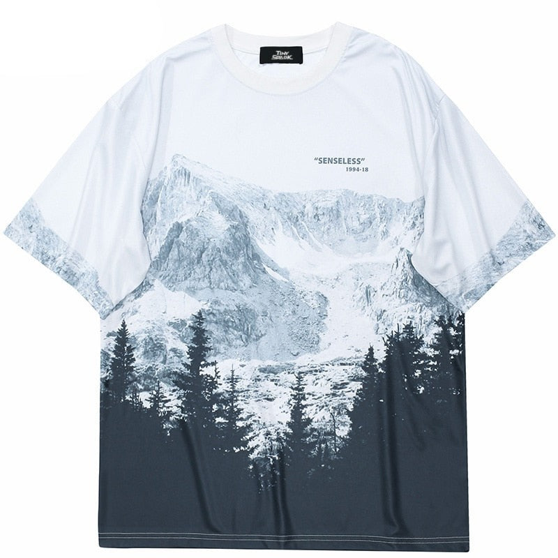 "Mountain Climb" Unisex Men Women Streetwear Graphic T-Shirt - Street King Apparel