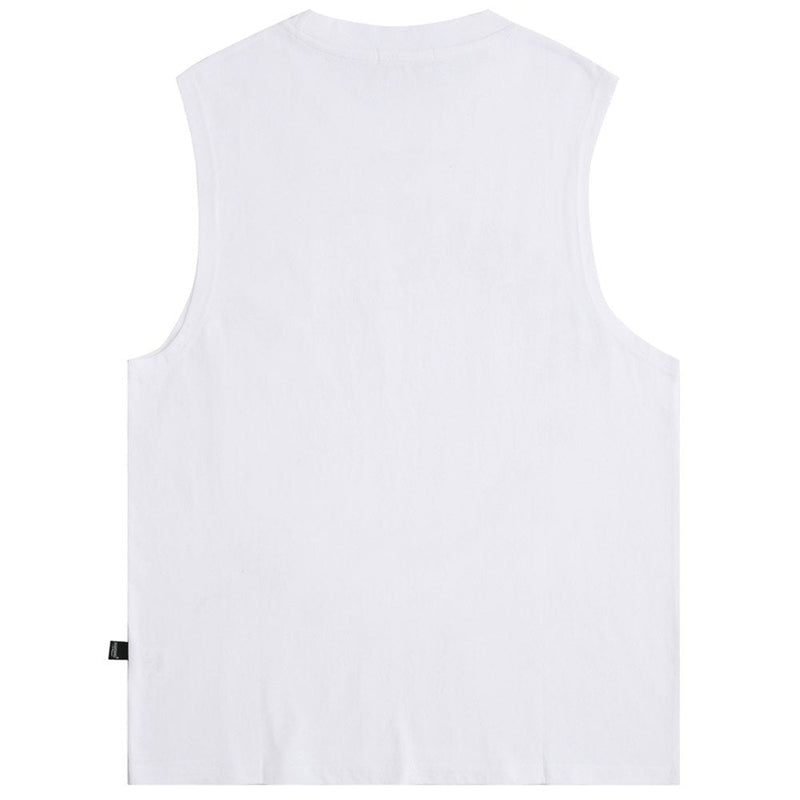 "Statical" Unisex Men Women Streetwear Graphic Tank Top - Street King Apparel