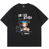 "Peace and Love" Unisex Men Women Streetwear Graphic T-Shirt - Street King Apparel
