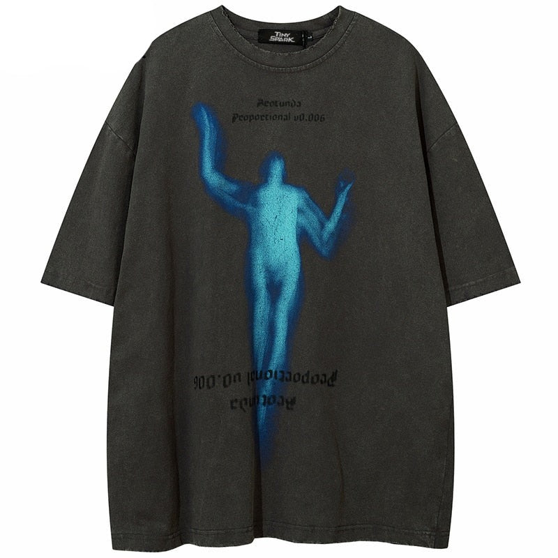 "Washed Away" Unisex Men Women Streetwear Graphic T-Shirt - Street King Apparel