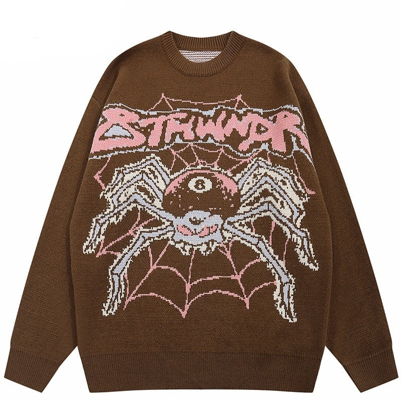 "Eight Legs" Unisex Men Women Streetwear Graphic Sweater - Street King Apparel