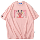 "Red Heart" Unisex Men Women Streetwear Graphic T-Shirt - Street King Apparel