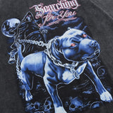 Street King Apparel "Bull Chained" Unisex Men Women Streetwear Graphic T-Shirt - Street King Apparel