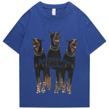 "Doberman" Men Women Streetwear Unisex Graphic T-Shirt - Street King Apparel