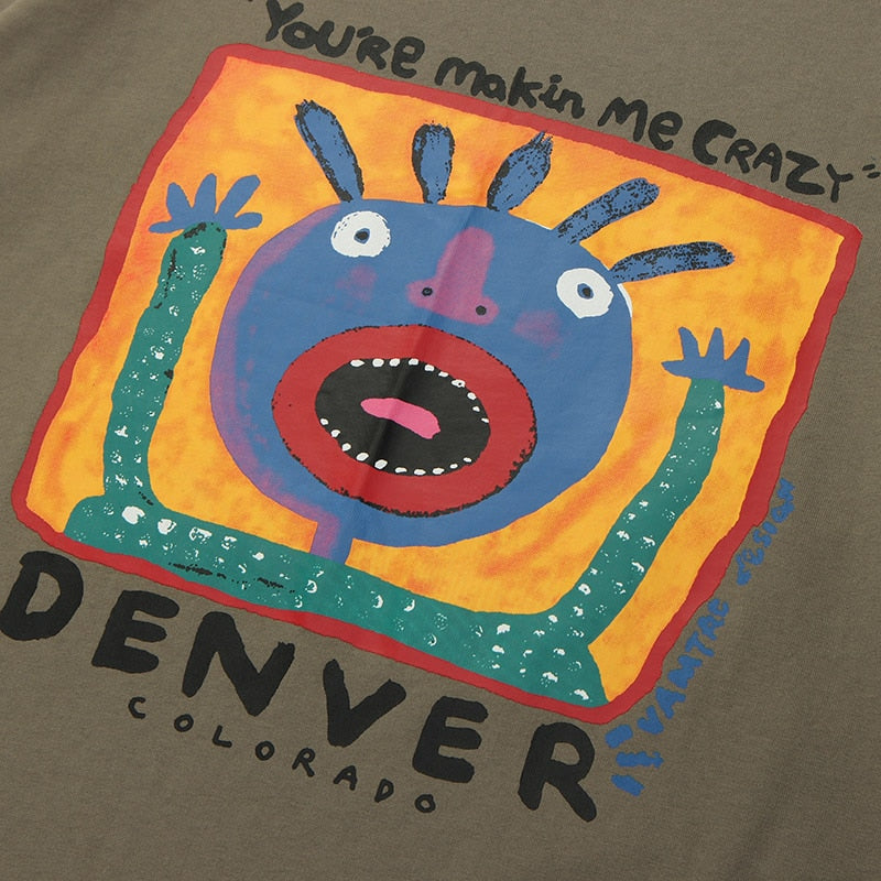 "Denver" Unisex Men Women Streetwear Graphic T-Shirt - Street King Apparel