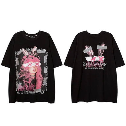Street King Apparel "Crossed Eyes" Unisex Men Women Streetwear Graphic T-Shirt - Street King Apparel