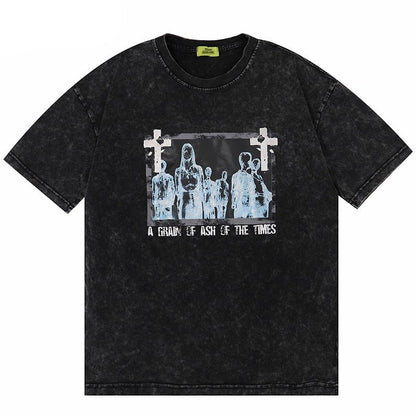 "Washed Family" Unisex Men Women Streetwear Graphic T-Shirt - Street King Apparel