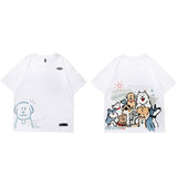 Street King Apparel "Cartoon Wolfe" Unisex Men Women Streetwear Graphic T-Shirt - Street King Apparel