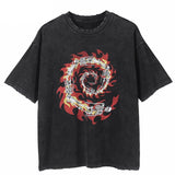 "Fire Flame" Unisex Men Women Streetwear Graphic T-Shirt - Street King Apparel