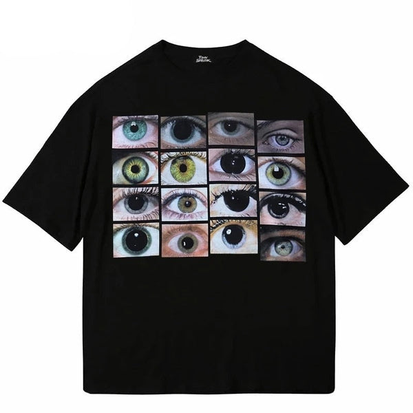 "Open Your Eyes" Unisex Men Women Streetwear Graphic T-Shirt - Street King Apparel