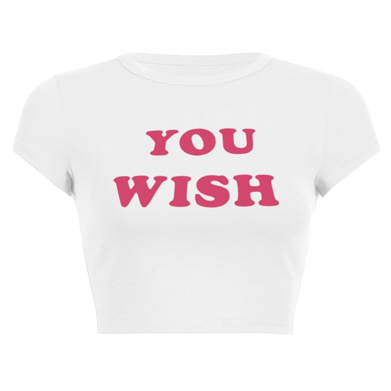 "Make A Wish" Vintage Women Streetwear Graphic T-Shirt - Street King Apparel