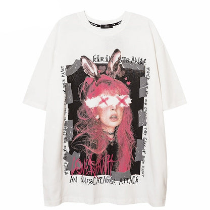 Street King Apparel "Crossed Eyes" Unisex Men Women Streetwear Graphic T-Shirt - Street King Apparel