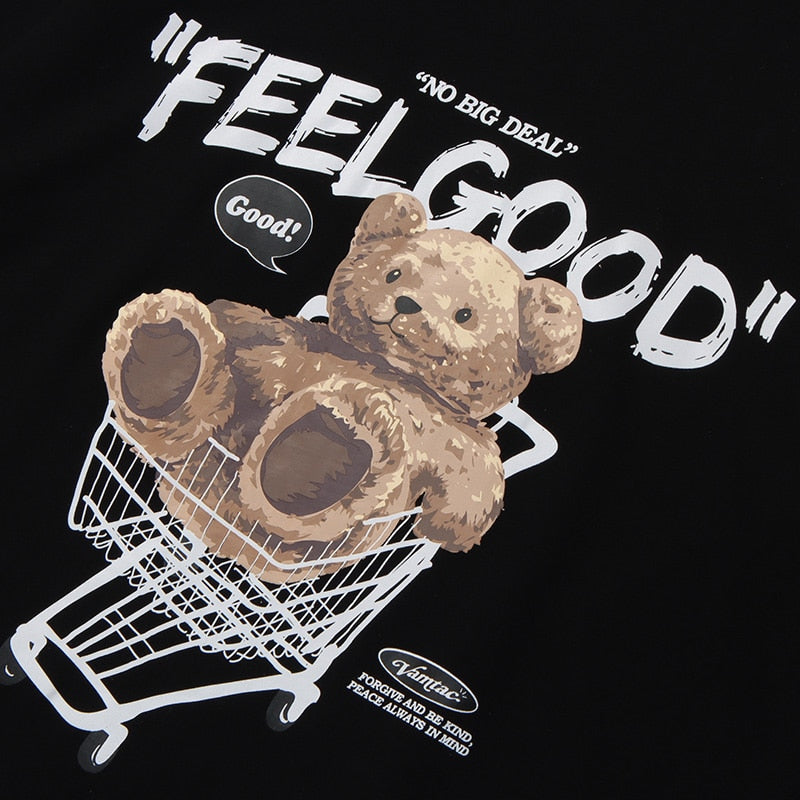 "Feel Good" Unisex Men Women Streetwear Graphic T-Shirt - Street King Apparel