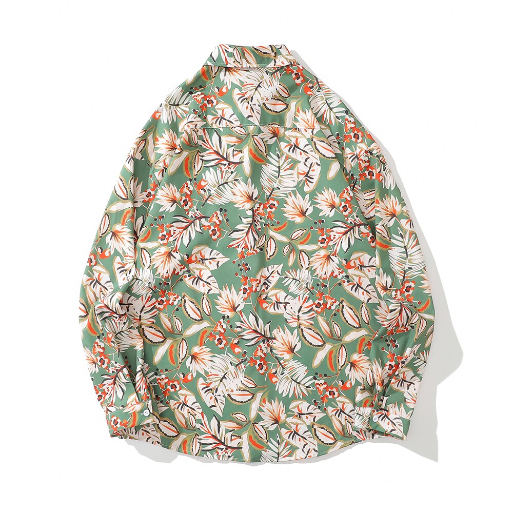 Street King Apparel "Branches" Unisex Men Women Streetwear Graphic Button Up Shirt - Street King Apparel