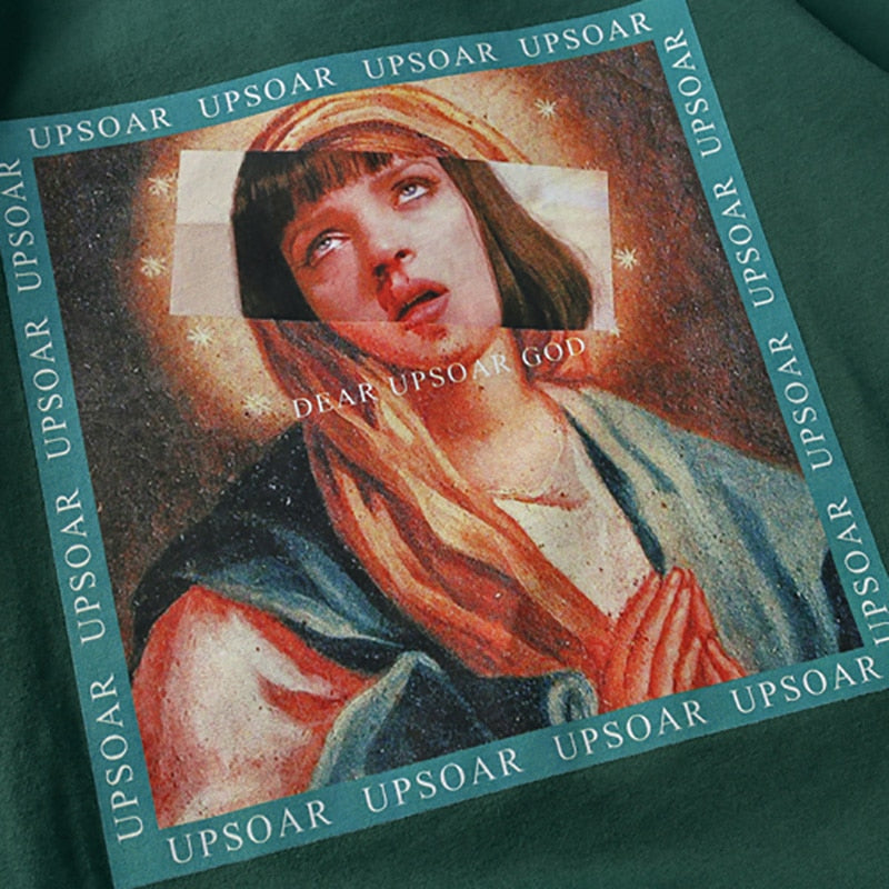 "Virgin Mary" Unisex Men Women Streetwear Graphic T-Shirt - Street King Apparel
