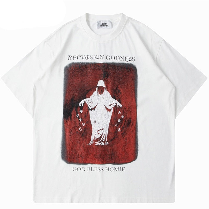"Godless" Unisex Men Women Streetwear Graphic T-Shirt - Street King Apparel