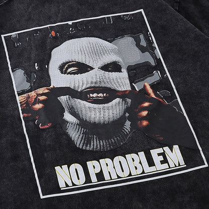 "No Problem" Unisex Men Women Streetwear Graphic T-Shirt - Street King Apparel
