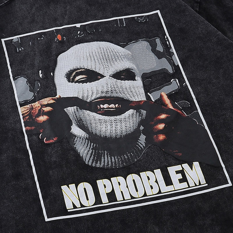"No Problem" Unisex Men Women Streetwear Graphic T-Shirt - Street King Apparel