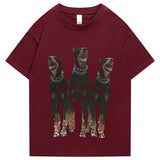 "Doberman" Men Women Streetwear Unisex Graphic T-Shirt - Street King Apparel