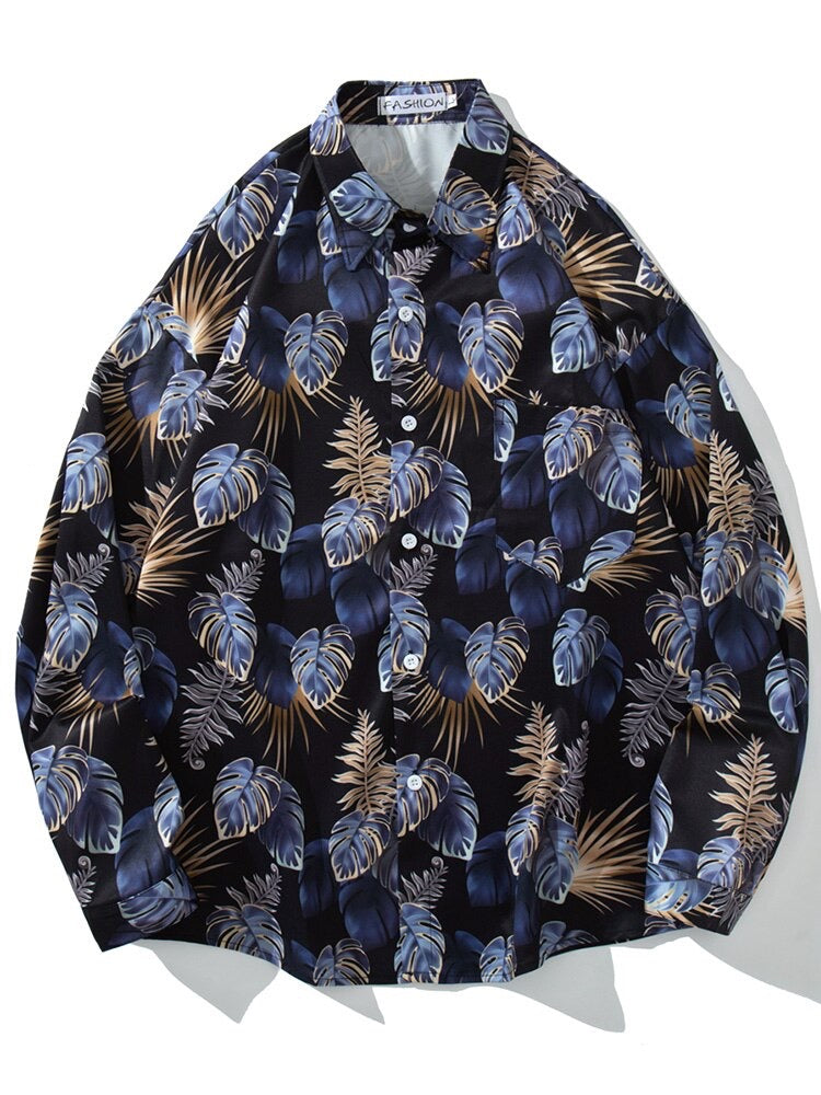 "Esthetics" Graphic Men Women Streetwear Button Shirt - Street King Apparel