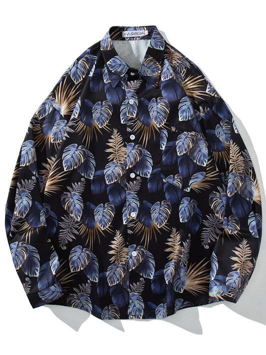"Esthetics" Graphic Men Women Streetwear Button Shirt - Street King Apparel