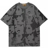 "Red Face" Unisex Men Women Streetwear Graphic T-Shirt - Street King Apparel