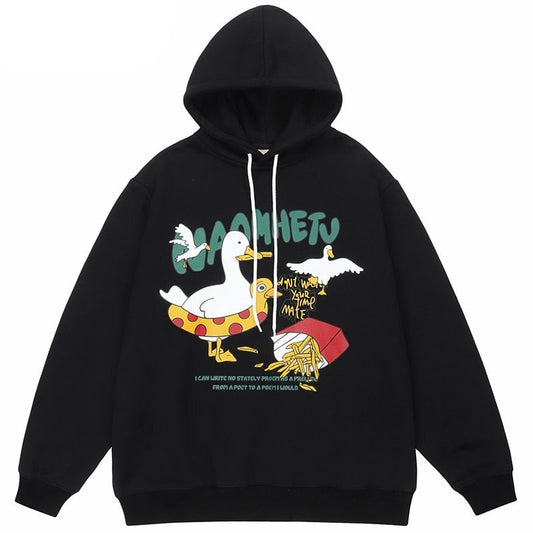 "Around In Circles" Unisex Men Women Streetwear Graphic Hoodie Daulet Apparel