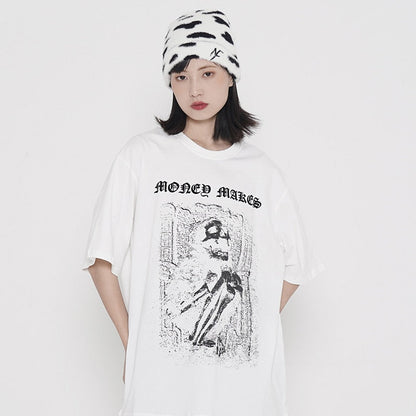 "Ghost Call" Unisex Men Women Streetwear Graphic T-Shirt - Street King Apparel