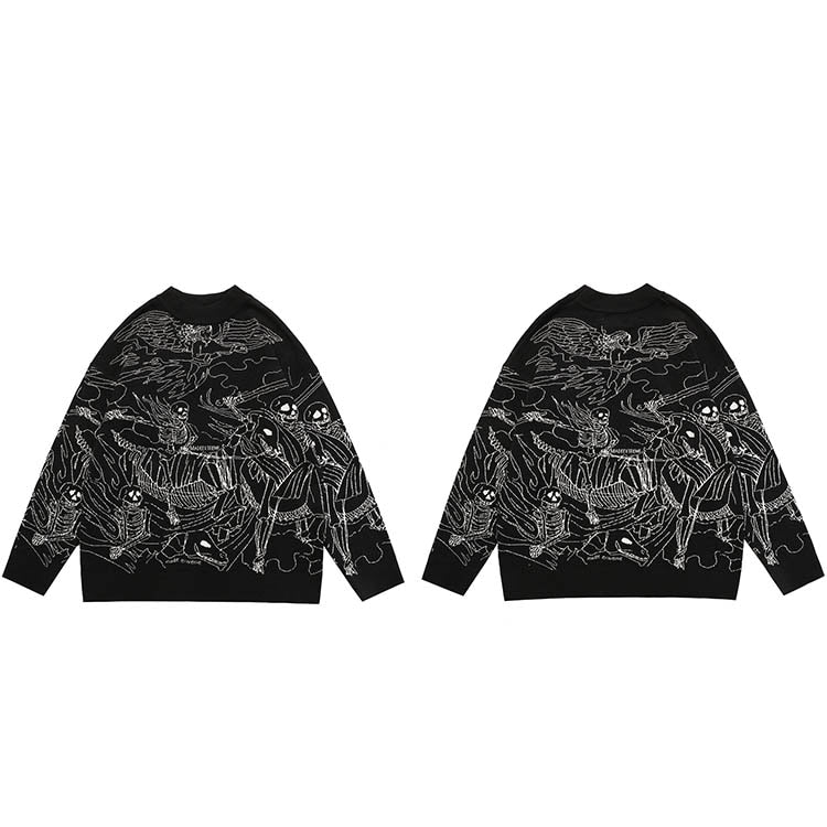 "Dead Army" Unisex Men Women Streetwear Graphic Sweater - Street King Apparel