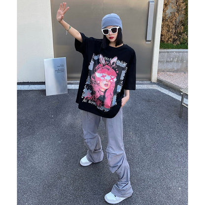 Street King Apparel "Crossed Eyes" Unisex Men Women Streetwear Graphic T-Shirt - Street King Apparel