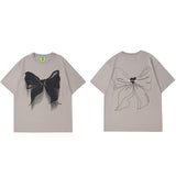 Street King Apparel "Bowknot Butterfly" Unisex Men Women Streetwear Graphic T-Shirt - Street King Apparel