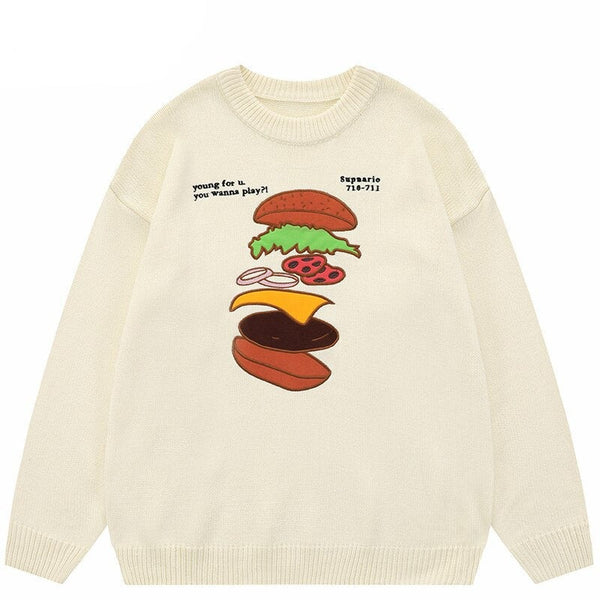 "In The Kitchen" Unisex Men Women Streetwear Graphic Sweater - Street King Apparel